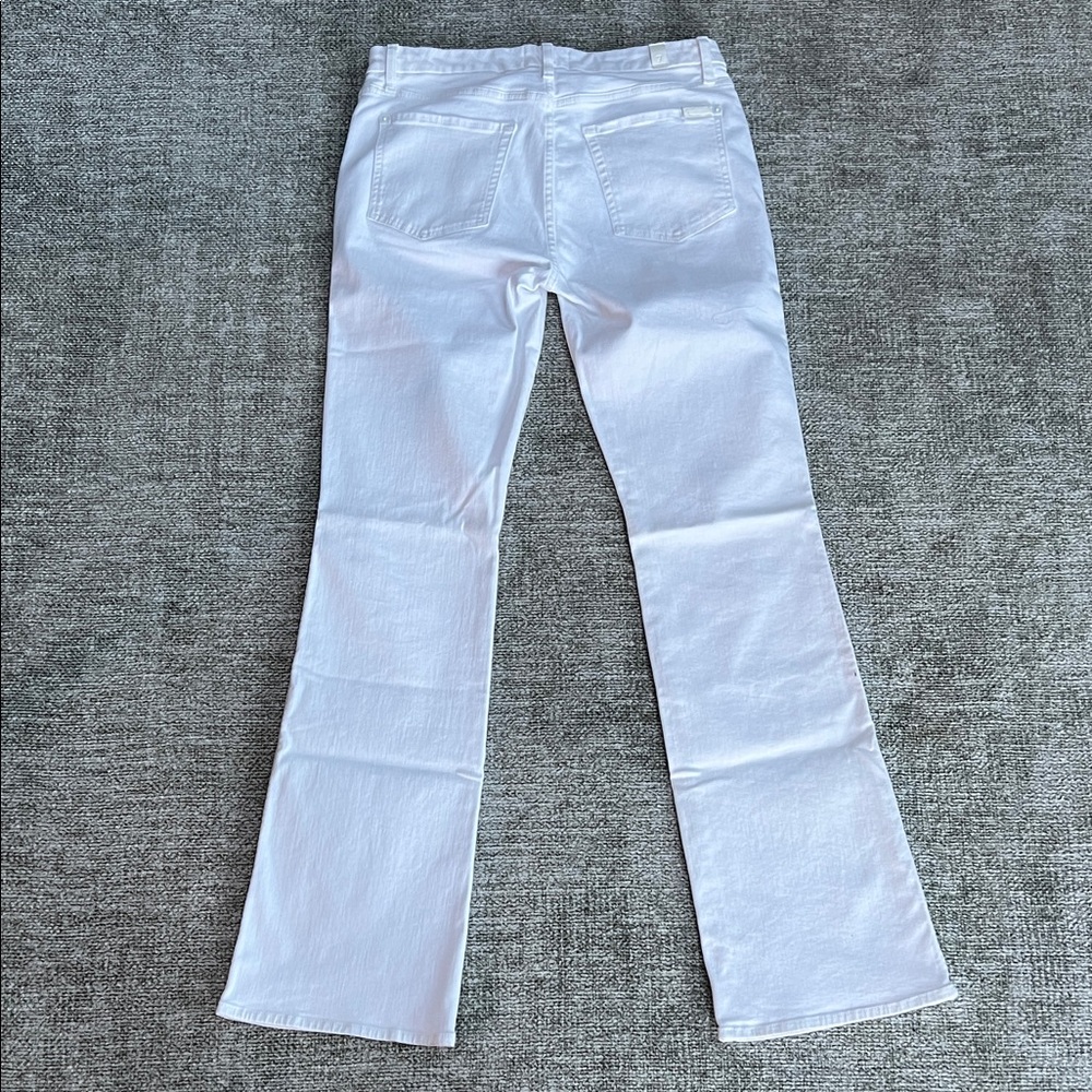 7 for All Mankind White Denim Jeans Size 31 - Picture 5 of 14